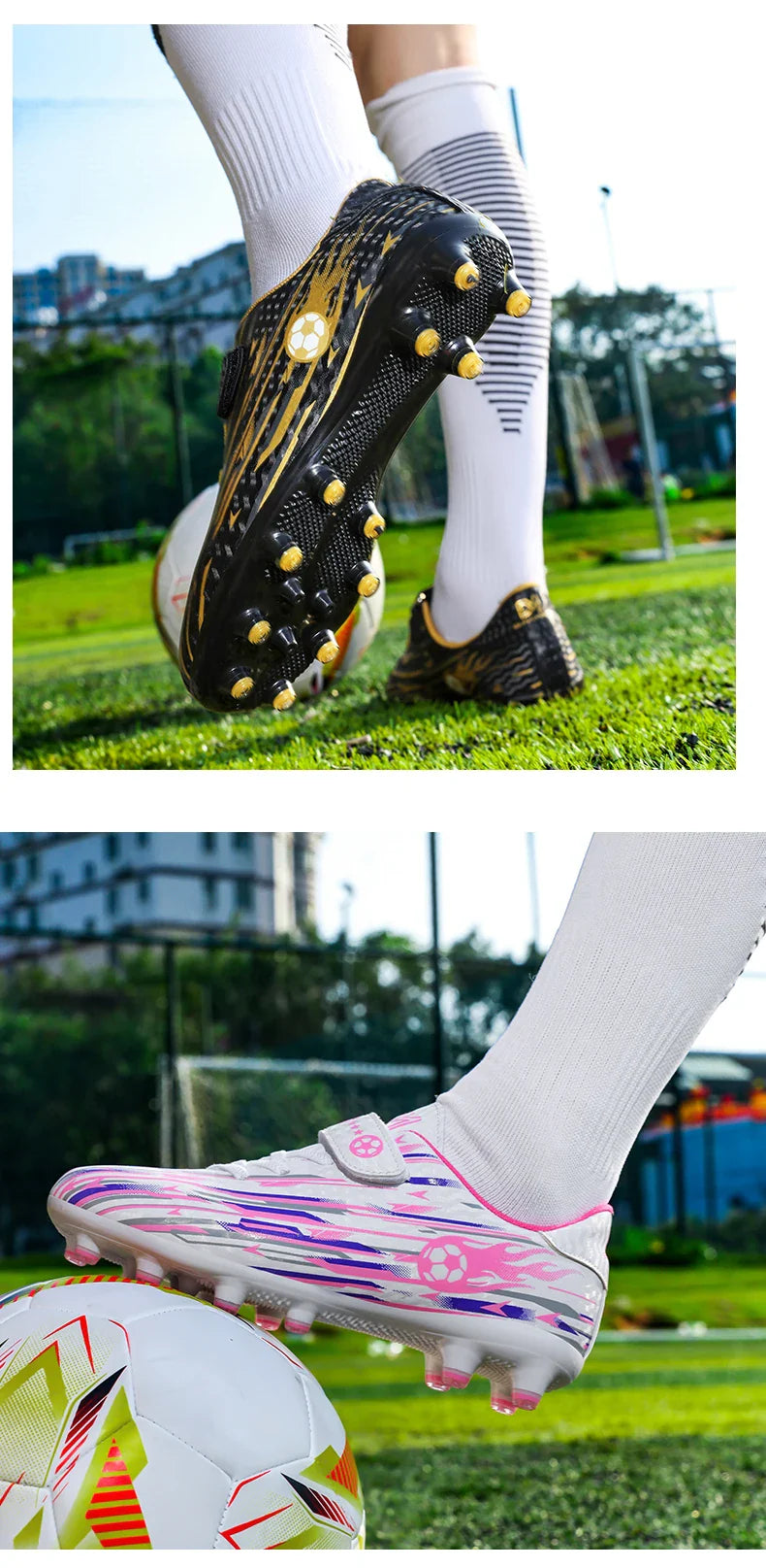 New Kids Professional Soccer Shoes Cleats TF Indoor Men Football Field Boots Original Football Society Shoes Grass Training Fast