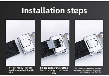 Automatic Buckle Alloy Pants Buckle Men's Letter Series Belt Buckle Belt Accessories Slot Automatic Buckle