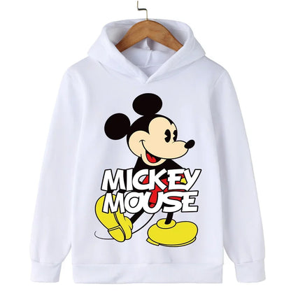 Harajuku Kids Mickey Kawaii hoodie 2-14 years old sweatshirt Spring long sleeve cartoon girls boys casual clothing tops children
