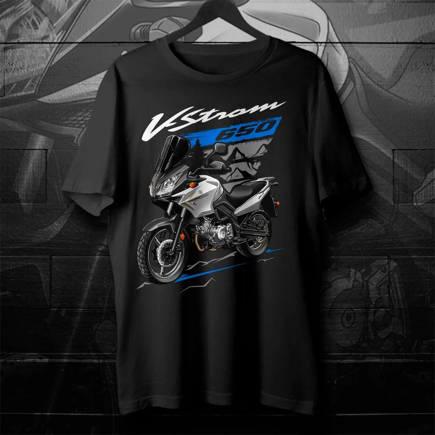 Classic Japanese 2004-2011 Models V-Strom 650 Motorcycle T-Shirt 100% Cotton O-Neck Short Sleeve Summer Casual Mens T-shirt