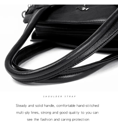 Luxury Purses and Handbags High Quality Soft Leather Shoulder Crossbody Bags for Women 2024 Elegant Tote Messenger Sac A Main