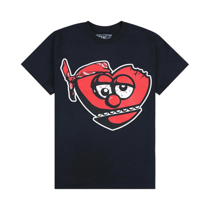 Glogang Men's Trendy Short-Sleeve T-Shirt Fashionable Street Style Harajuku Style Y2K Crew Neck Short-Sleeve Pure Cotton T-Shirt