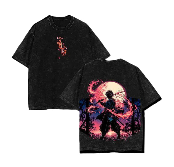 T-shirt Oversized Man Women Short Sleeve Tee Anime Printed Casual Tops Summer Y2k