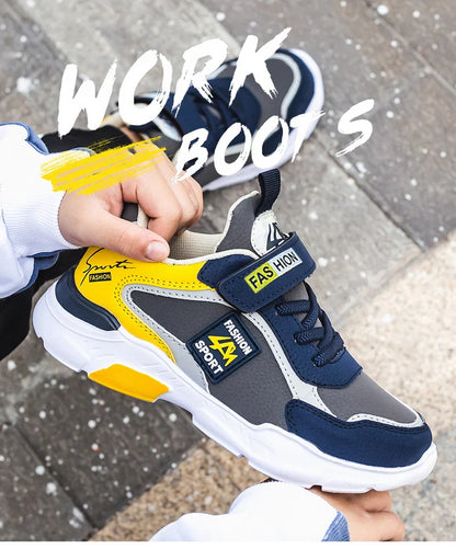 Summer Sport Kids Sneakers for Boys Breathable Mesh Running Tennis Outdoor Anti Skid Children Casual Walking Shoes