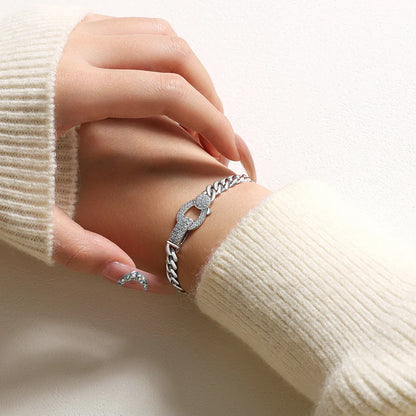 New Cuban Bracelets For Men D VVS1 Moissanite s925 Sterling Silver 18k Gold Plated Fashion Hip Hop Wrist Jewelry Gifts