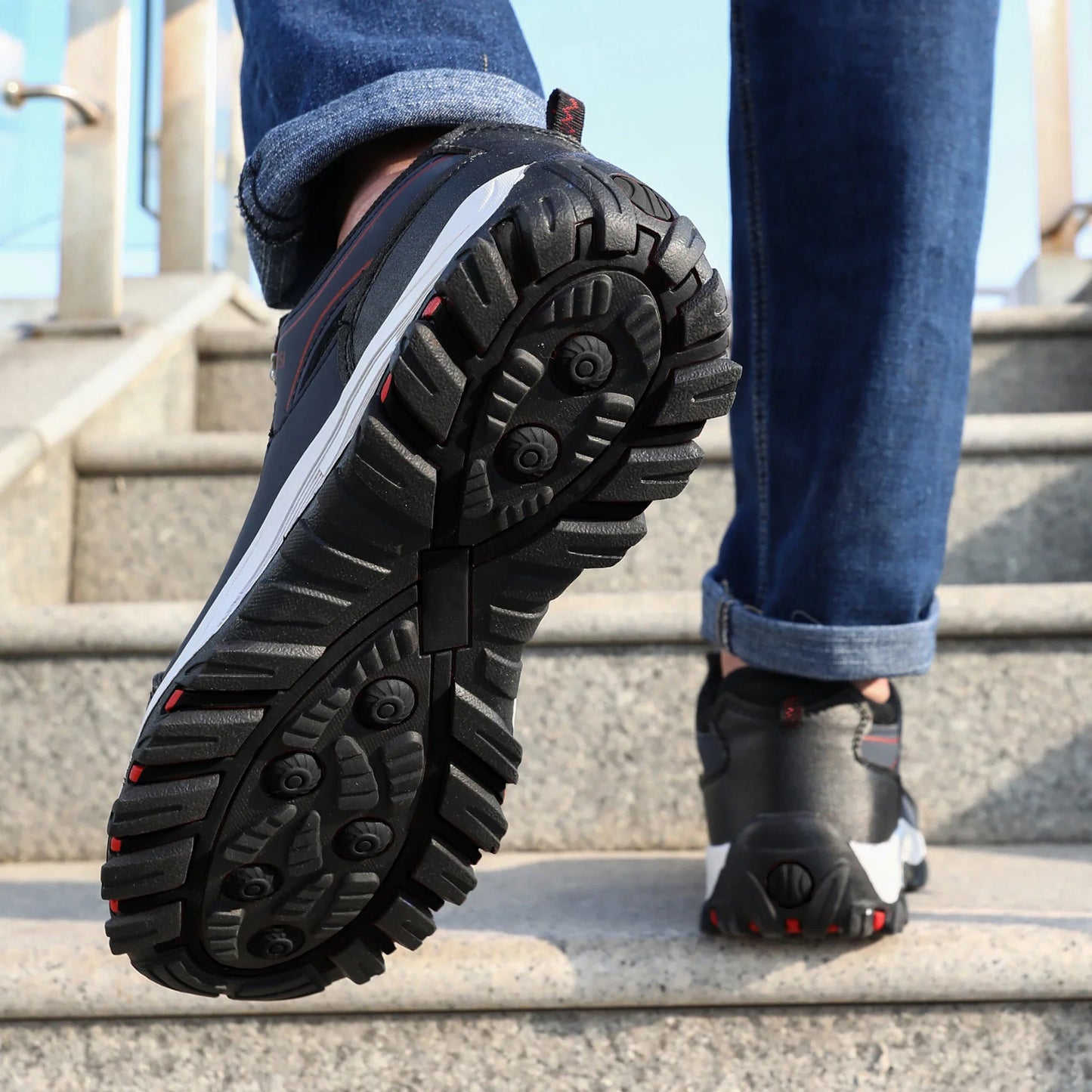 Men Work Safety Shoe Boots Steel Toe Security Protection Shoes Anti-Smash Anti-puncture Constrcution Shoes Man Work Boots
