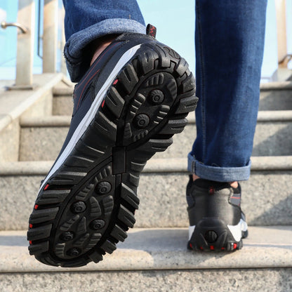 Men Work Safety Shoe Boots Steel Toe Security Protection Shoes Anti-Smash Anti-puncture Constrcution Shoes Man Work Boots
