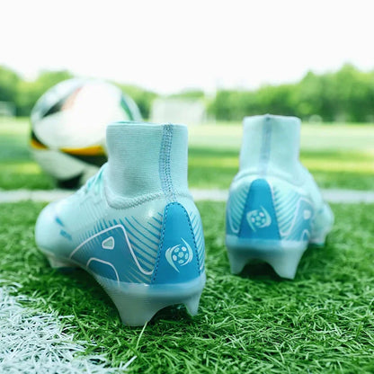New Men Women Professional Football Boots Training Cleats Sport Sneakers Trainer Lightweight Grass Non-slip Match Soccer Shoes