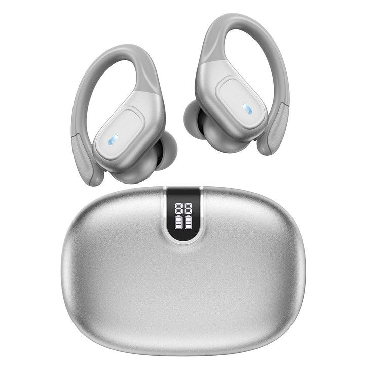 Wireless Earphones - Stereo Audio, ENC Noise Cancelling, LED Display
